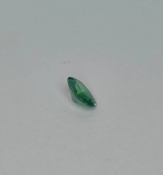 3.32ct Natural Green Zircon Oval Cut Loose Gemstone From Cambodia — view 3